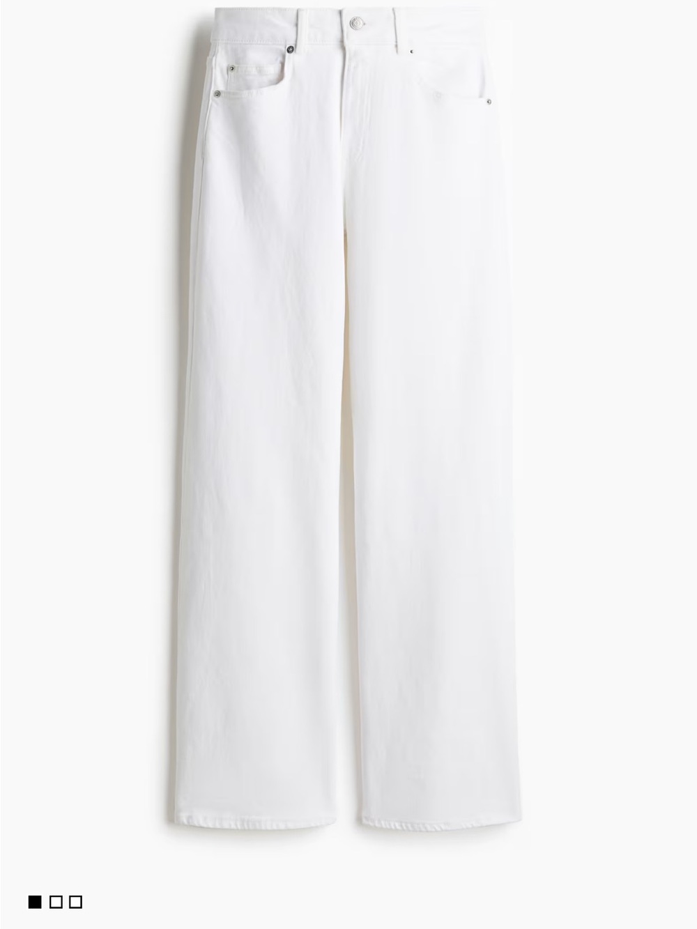 H&M HARPER HIGH RISE WIDE LEG JEANS size 10